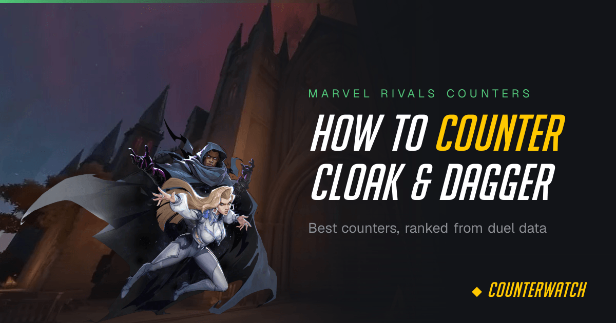 How to Counter Cloak & Dagger in Marvel Rivals